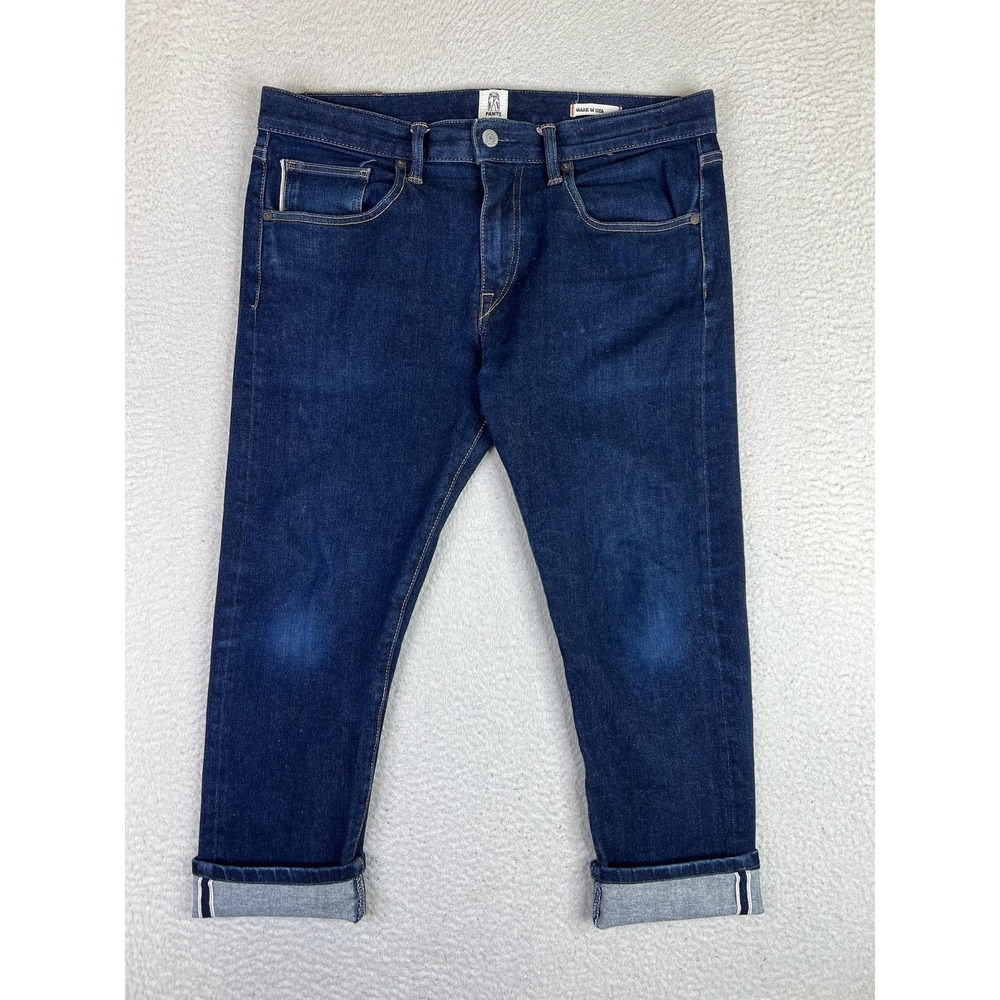 KATO By Hiroshi Kato The Scissors Jeans Mens 32x25 Slim Tapered Selvedge Denim